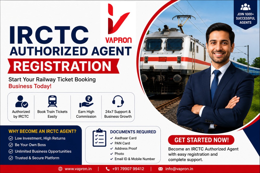 IRCTC Authorized Agent Registration