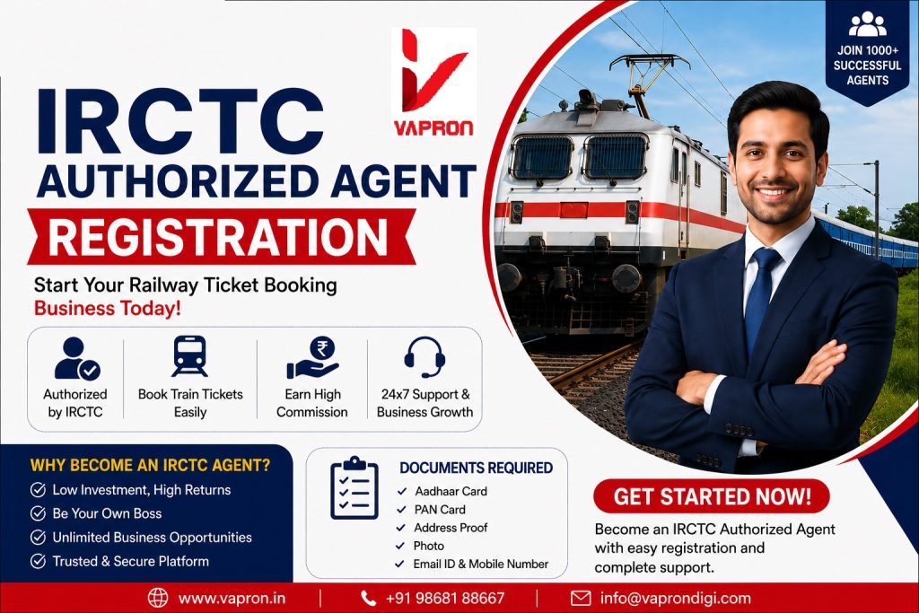 Apply for IRCTC Authorized Agent Registration Online with Easy Setup