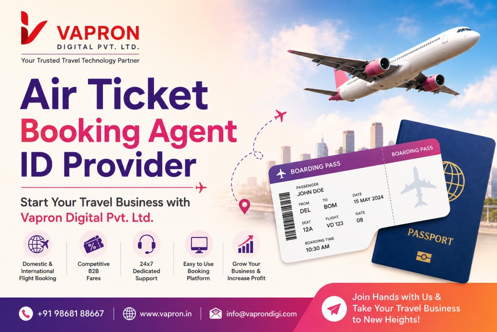 Air Ticket Booking Agent ID Provider: Start Your Travel Business with Confidence
