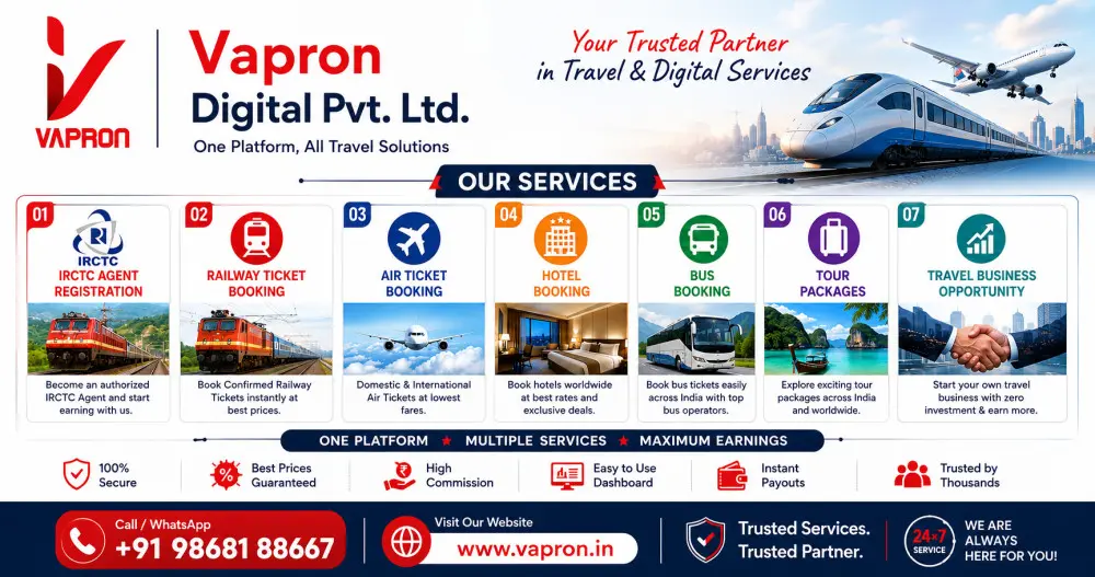 Vapron Digital Pvt. Ltd.: One Platform for Complete Travel Services