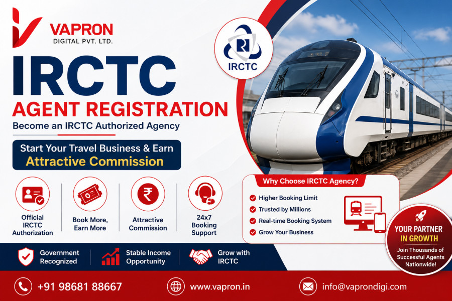 IRCTC Agent Registration – Become an IRCTC Authorized Agent