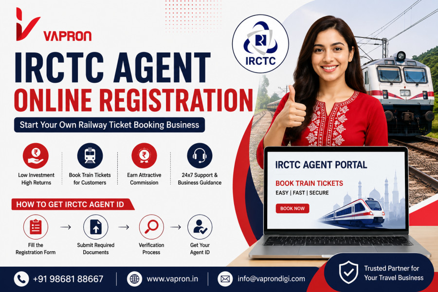 IRCTC Agent Online Registration: How to Get IRCTC Agent ID in 2026