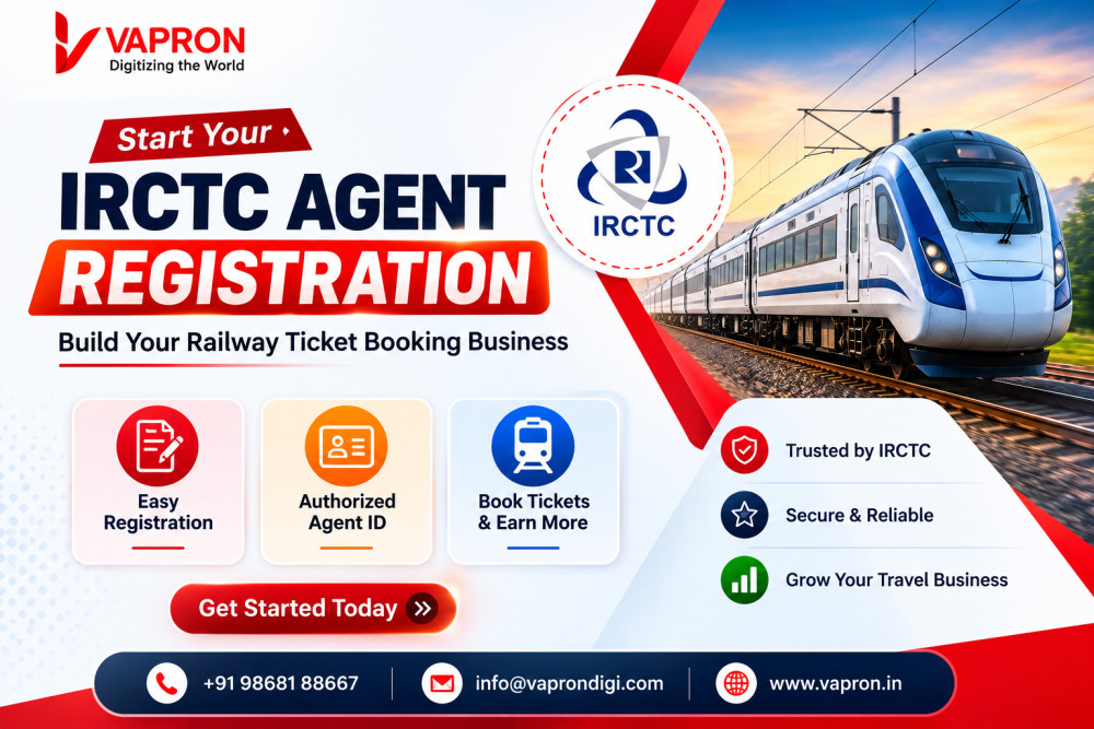 IRCTC Agent Registration Process – Step-by-Step Guide for Travel Businesses