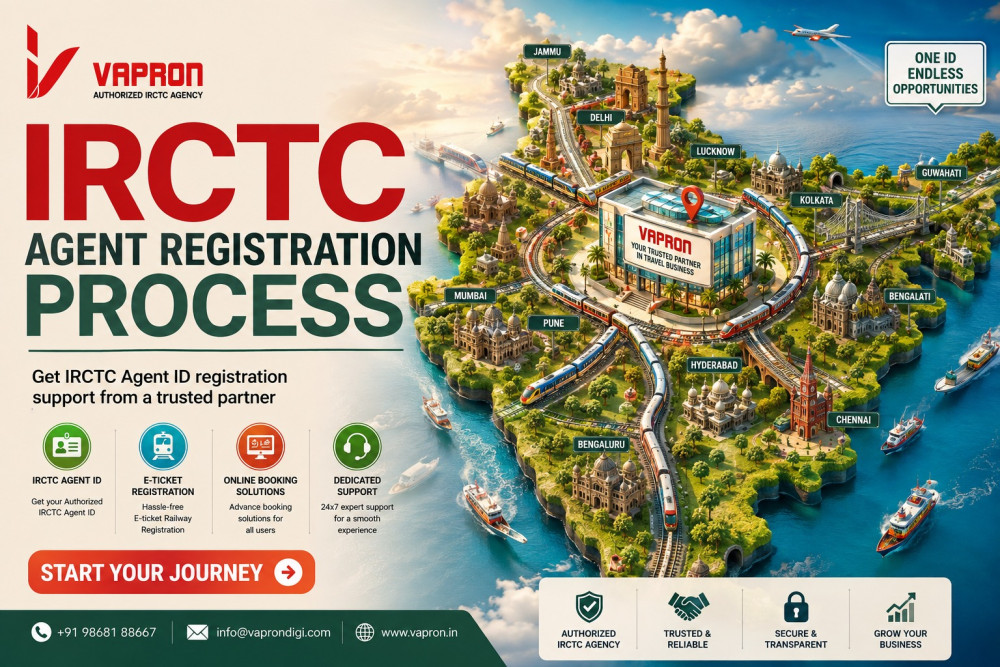 IRCTC Agent Registration: A Complete Guide for Aspiring Travel Businesses