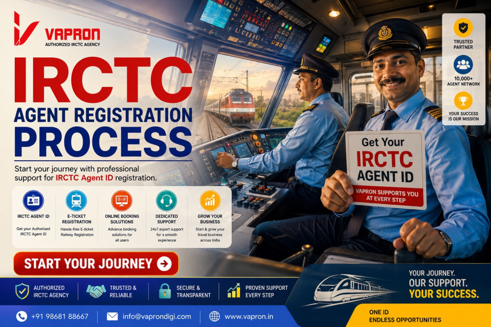 IRCTC Agent Registration Process & Online Registration Guide 2026