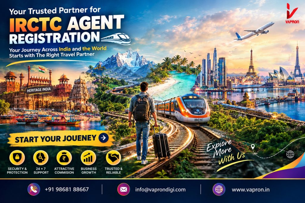 IRCTC Agent Registration: Start Your Railway Ticket Booking Business with the Right Support